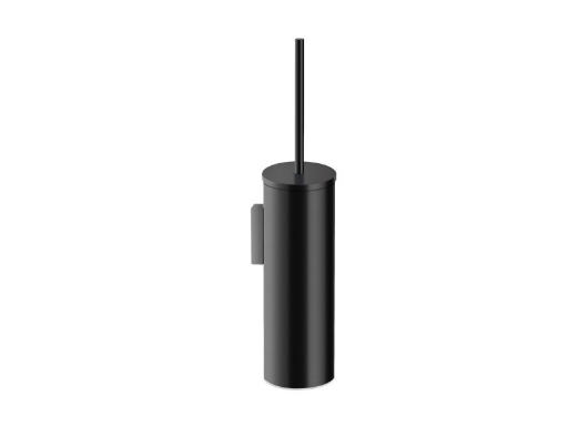 SANCO Toilet Brush Holder Wall Mounted Black Matt