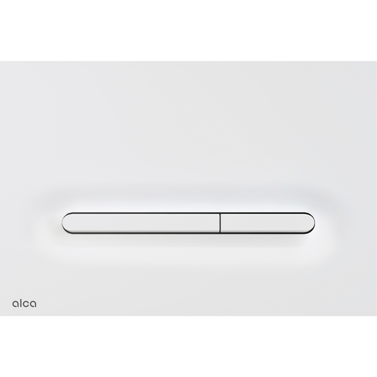 LINKA FLUSH PLATE WHITE MATTE (ALCADRAIN)