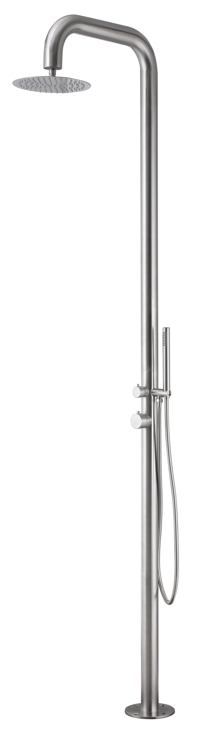 Outdoor shower column
