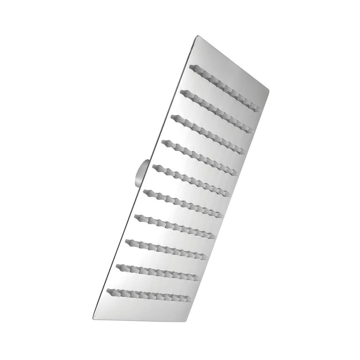 Slim chrome square shower head 25 cm