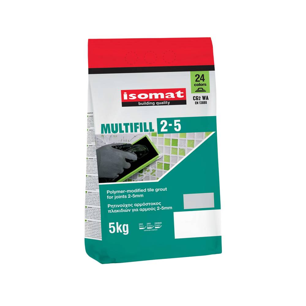 ISOMAT MULTIFILL 2-5MM LIGHT GREY GROUT
