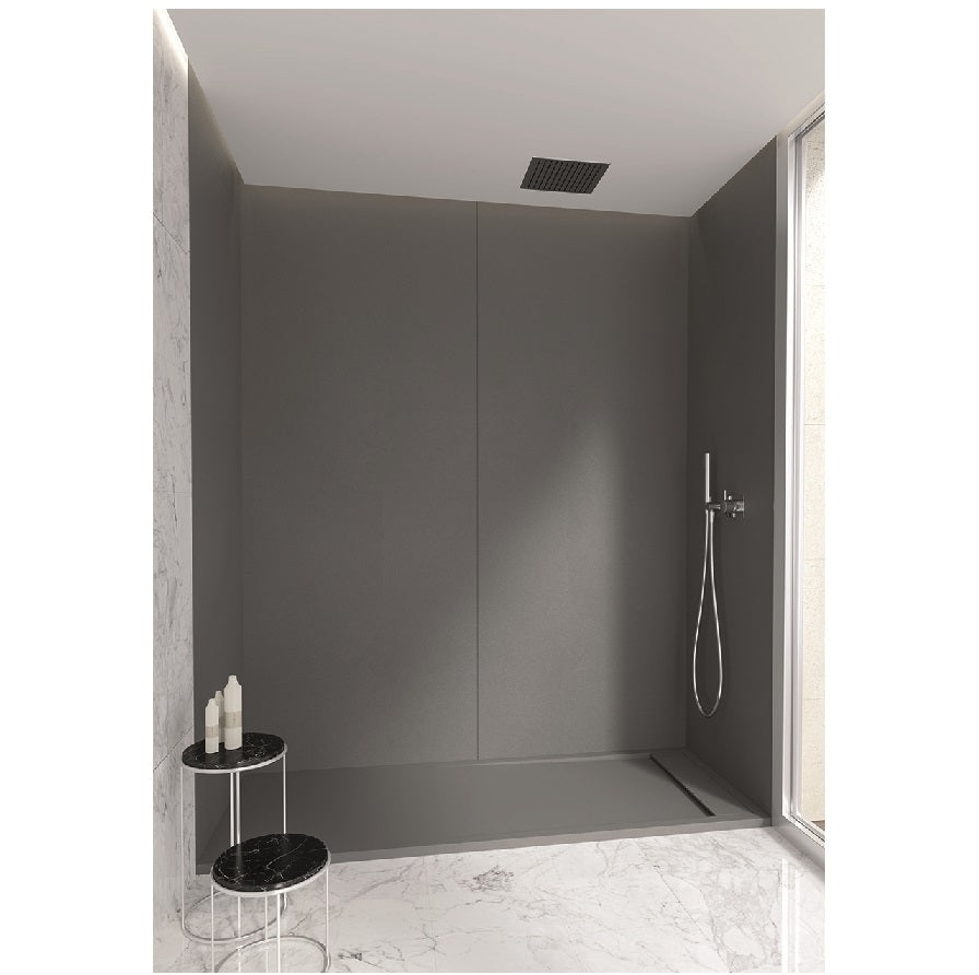 Matis Moka Stone-Texture Shower Tray 80 × 160 × 3 cm