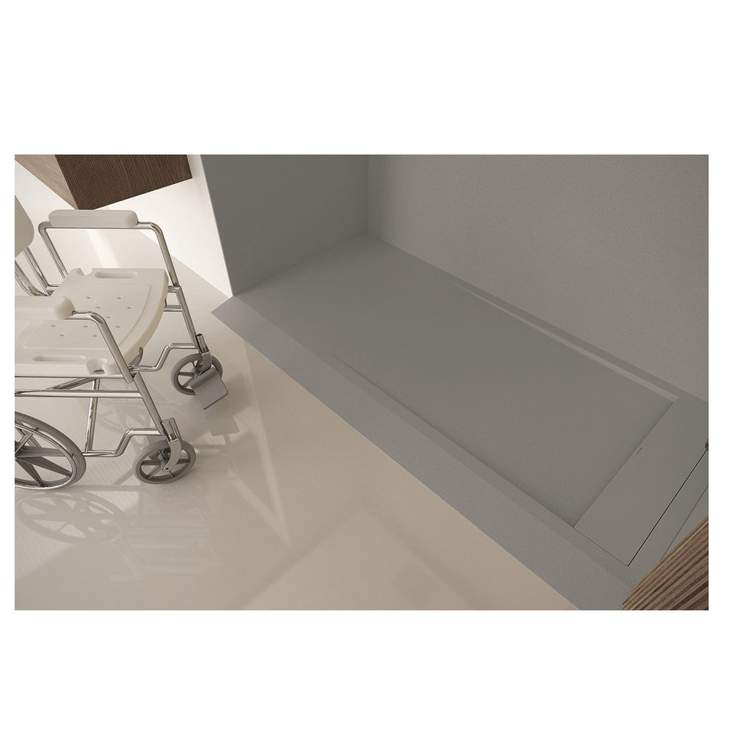 Matis Moka Stone-Texture Shower Tray 80 × 160 × 3 cm