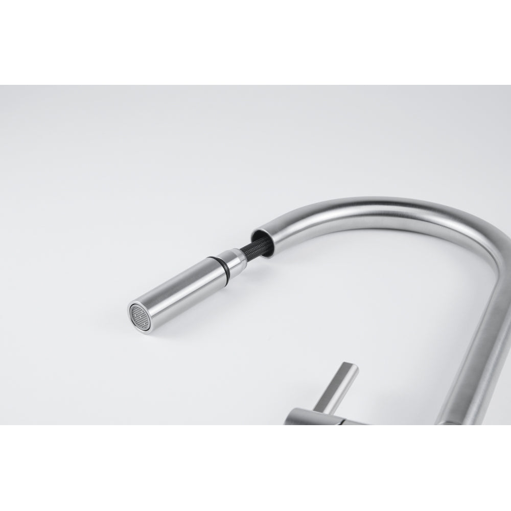 FRANKE Atlas Neo J Pull Out Inox Sink Mixer