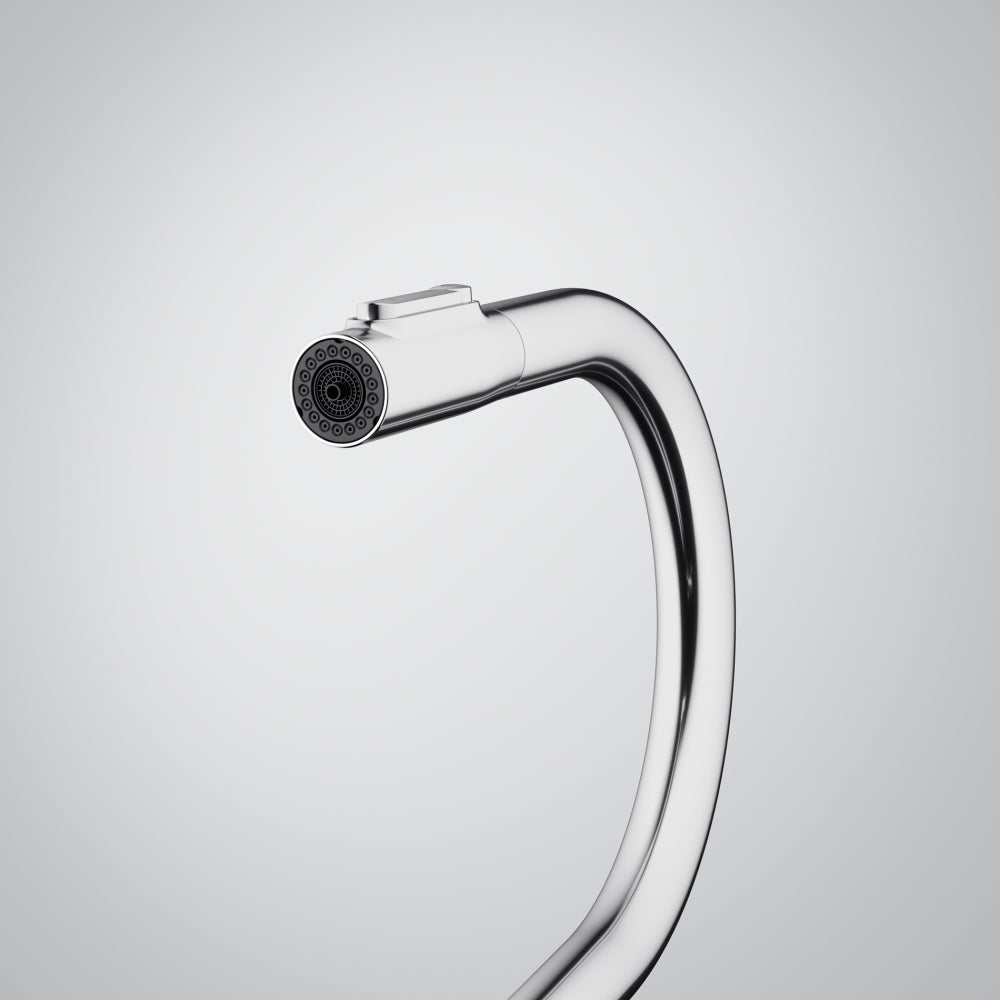 FRANKE Maris Slim Sink Mixer Clear Water Pull out Chrome