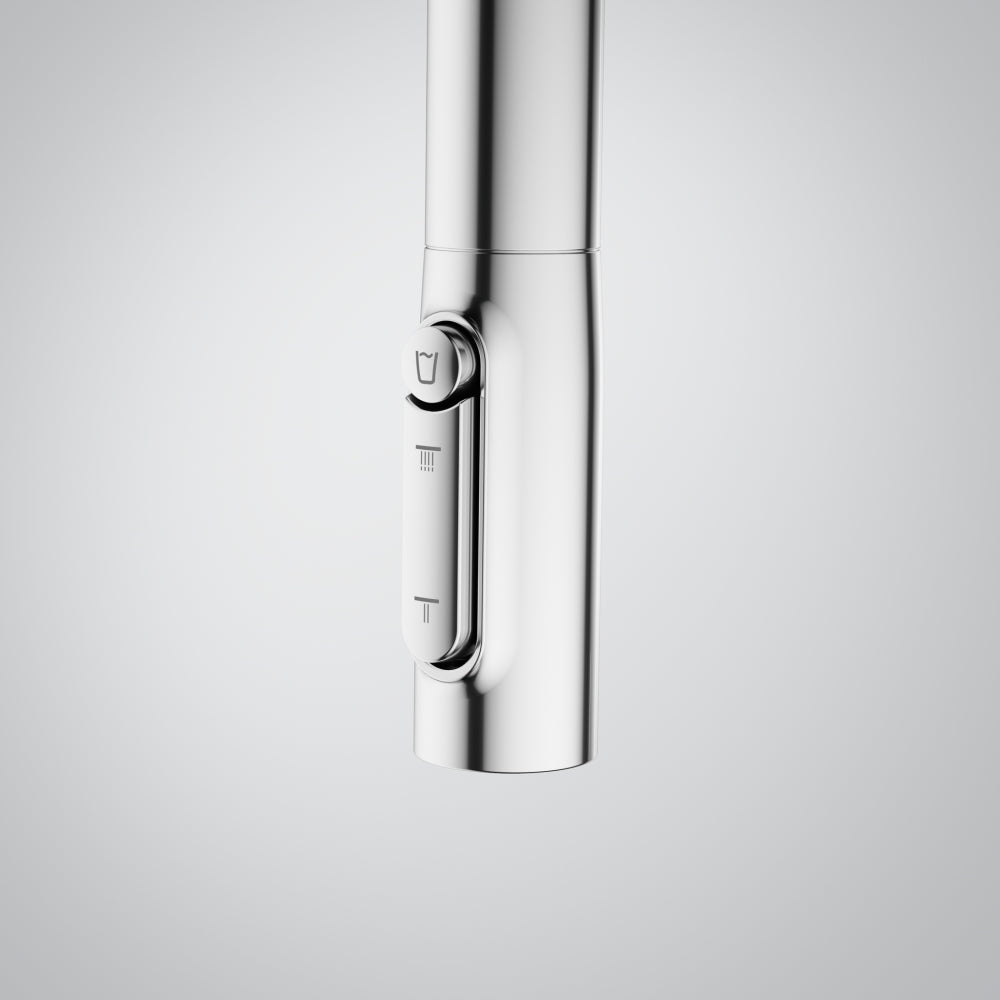 FRANKE Maris Slim Sink Mixer Clear Water Pull out Chrome