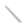 ALUMINIUM SILVER MATTE L-SHAPED CORNER PROFILE 8MM