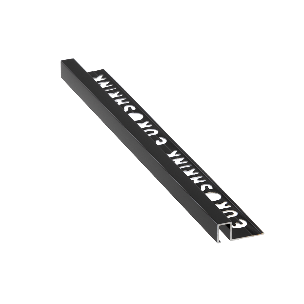 ALUMINIUM LIGHT BLACK LISTELLO 12MM