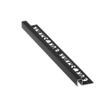 ALUMINIUM LIGHT BLACK LISTELLO 12MM