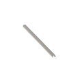 ALUMINIUM BRUSHED SILVER LISTELLO 10MM