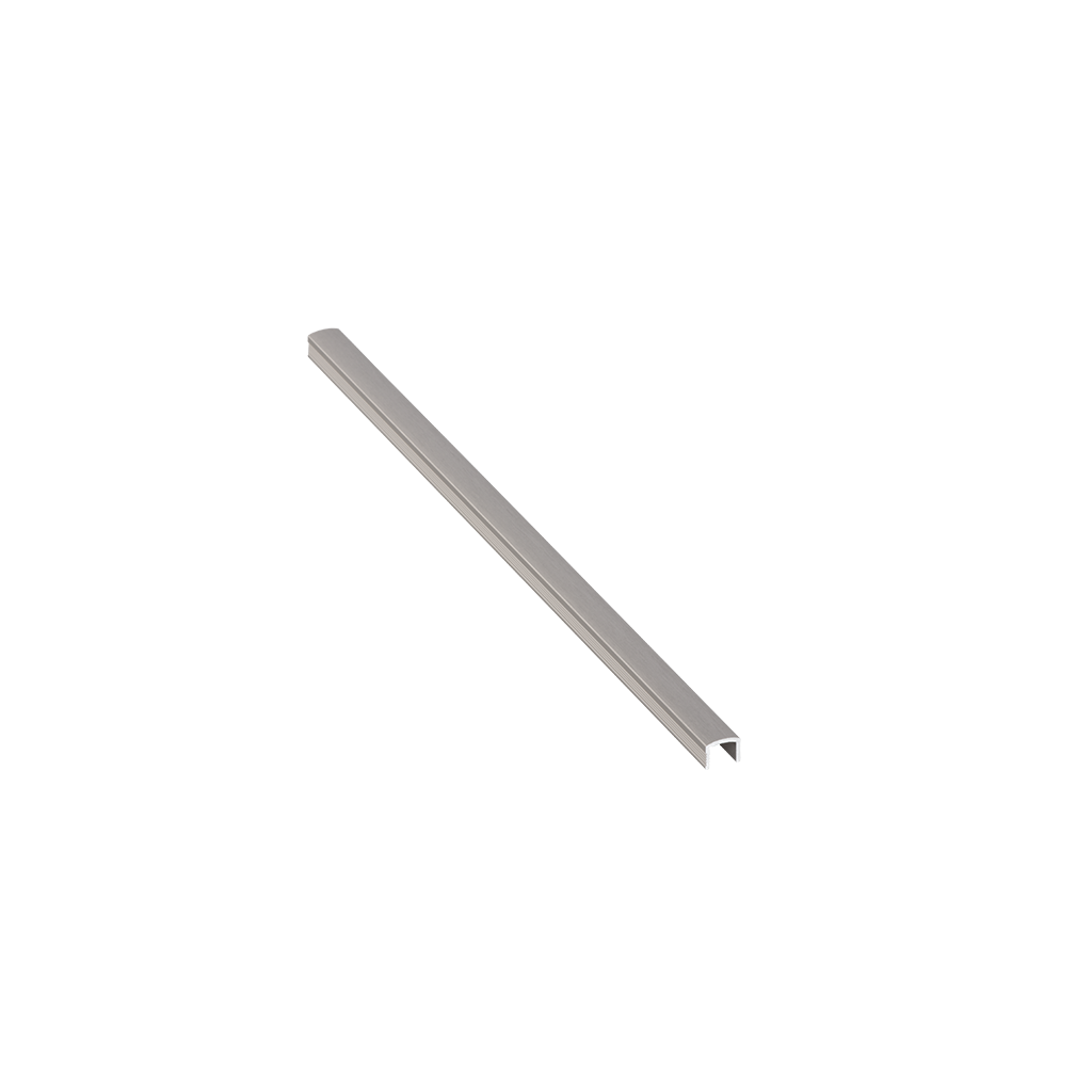 ALUMINIUM BRUSHED SILVER LISTELLO 10MM