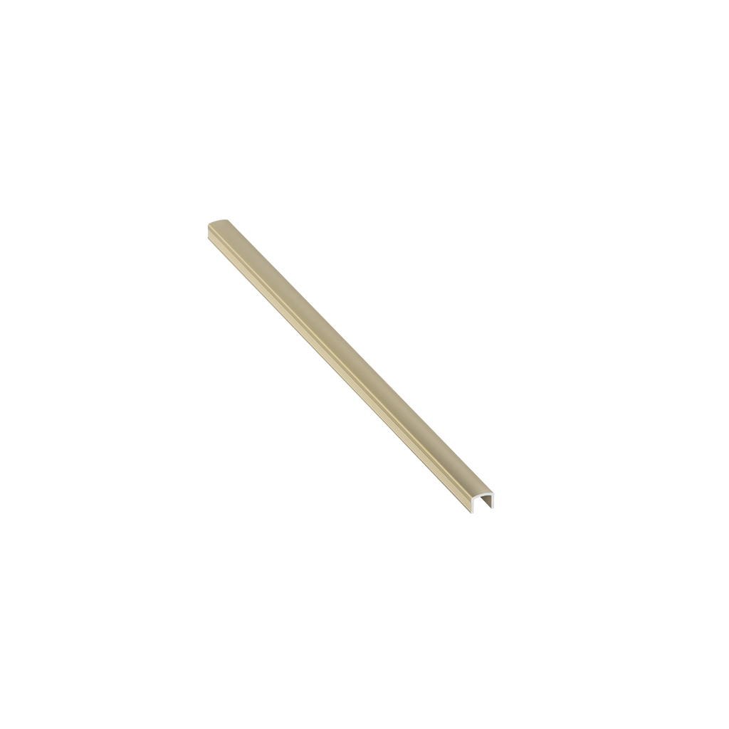 ALUMINIUM GOLD SHINE LISTELLO 10MM