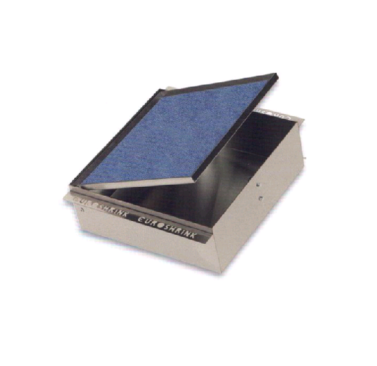 EURONICHE BRUSHED INOX DRAIN SHELF S/S 304 30x30x10CM