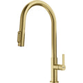 FRANKE Maris Slim Sink Mixer Clear Water Pull out Brushed Gold