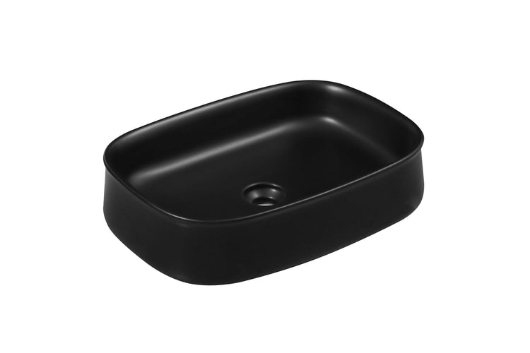 BLACK MATTE ART BASIN 550x385x140MM
