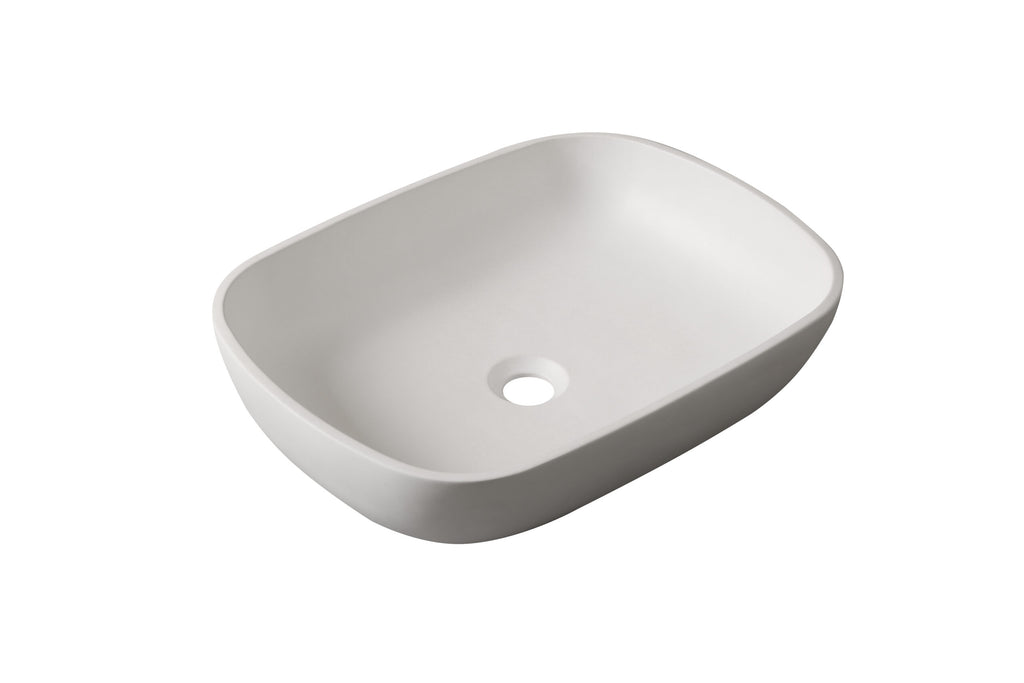 WHITE ART BASIN 530x400x125MM