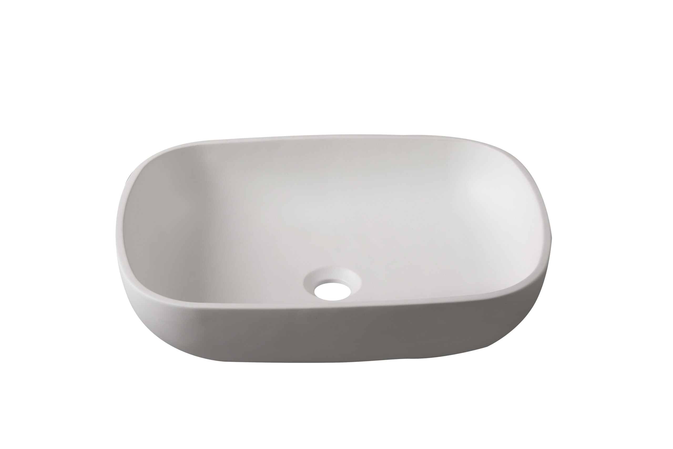 WHITE ART BASIN 530x400x125MM