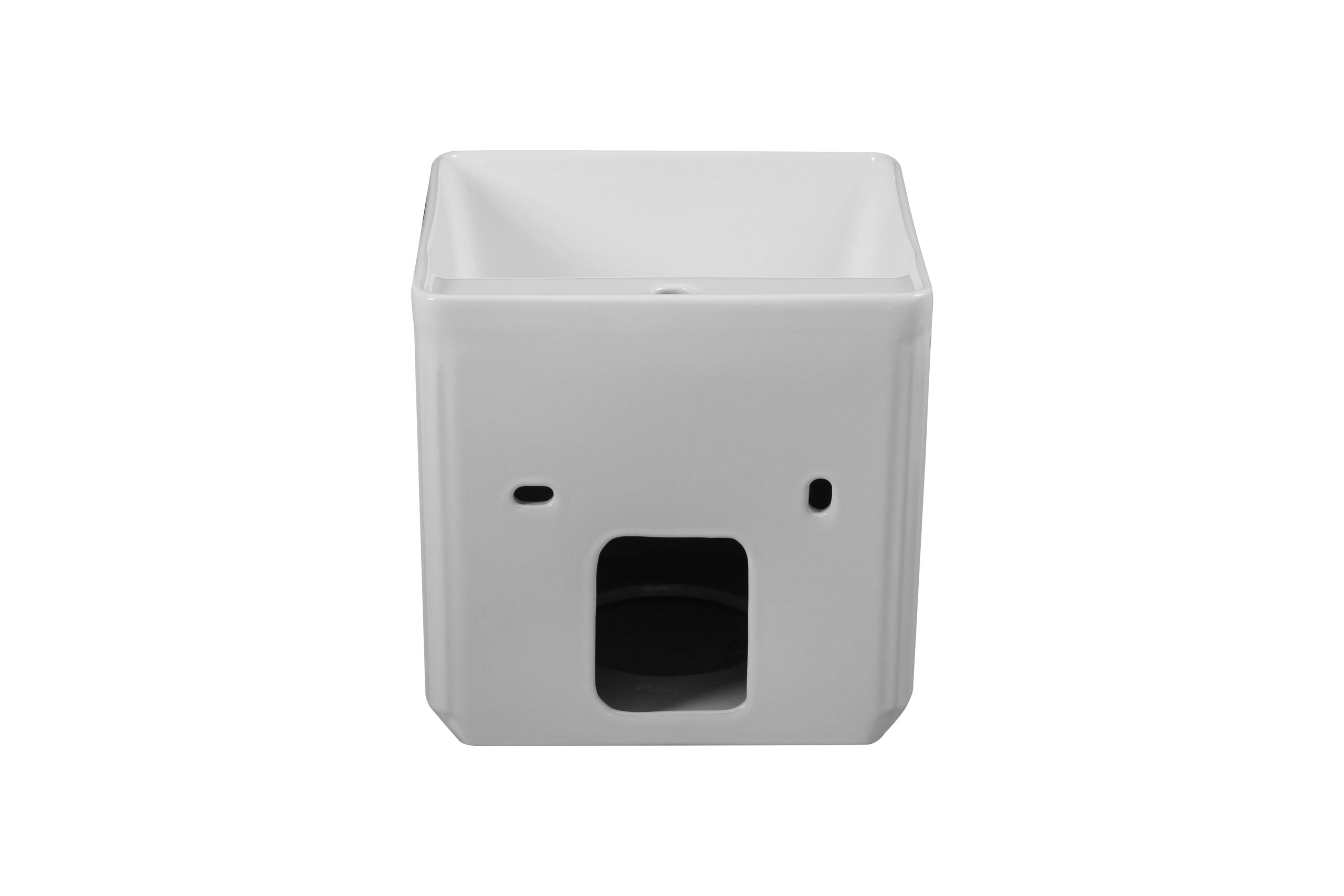 WHITE WALL HUNG ART BASIN 400x400x380MM