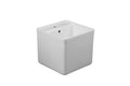 WHITE WALL HUNG ART BASIN 400x400x380MM