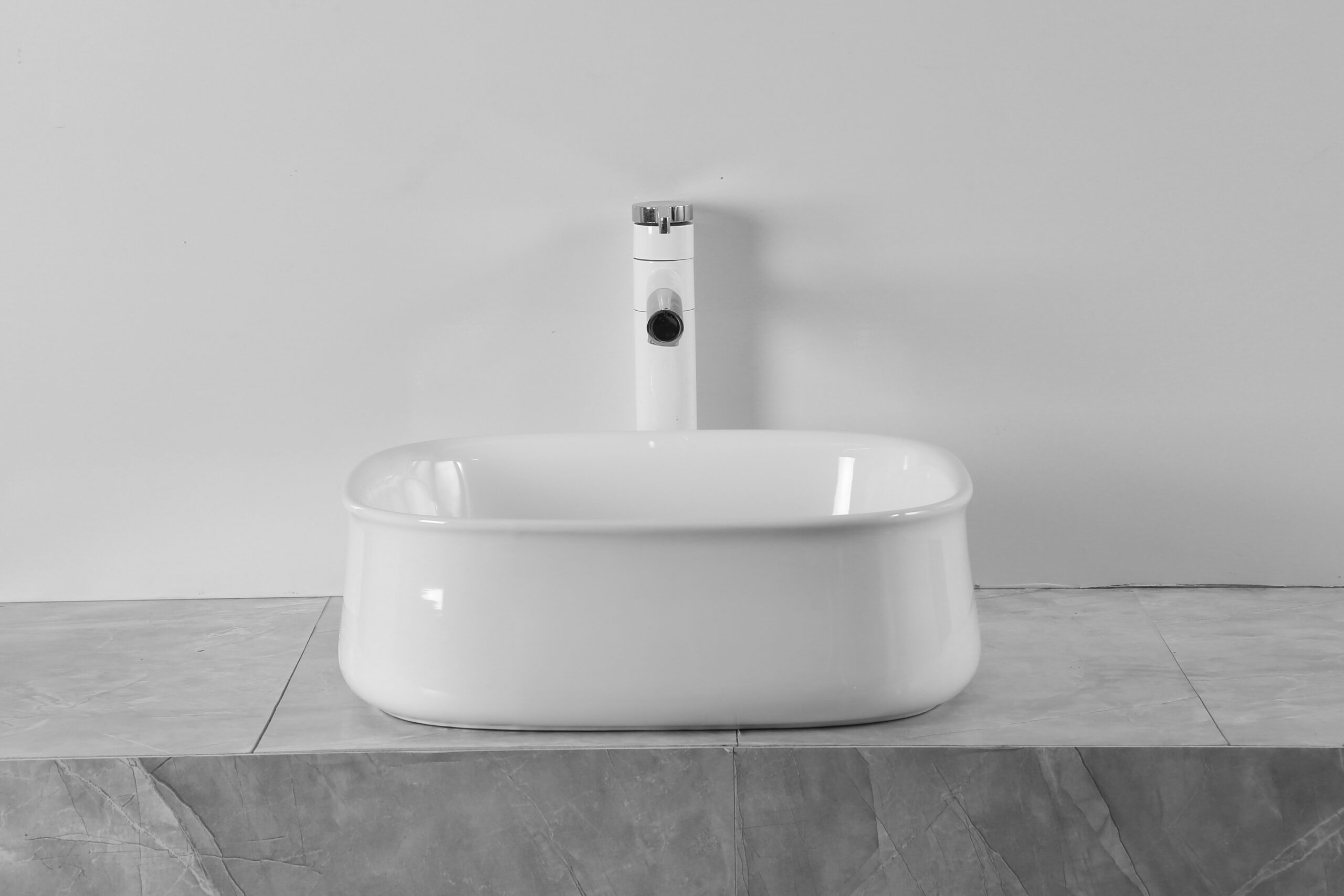 WHITE ART BASIN 415x415x140MM