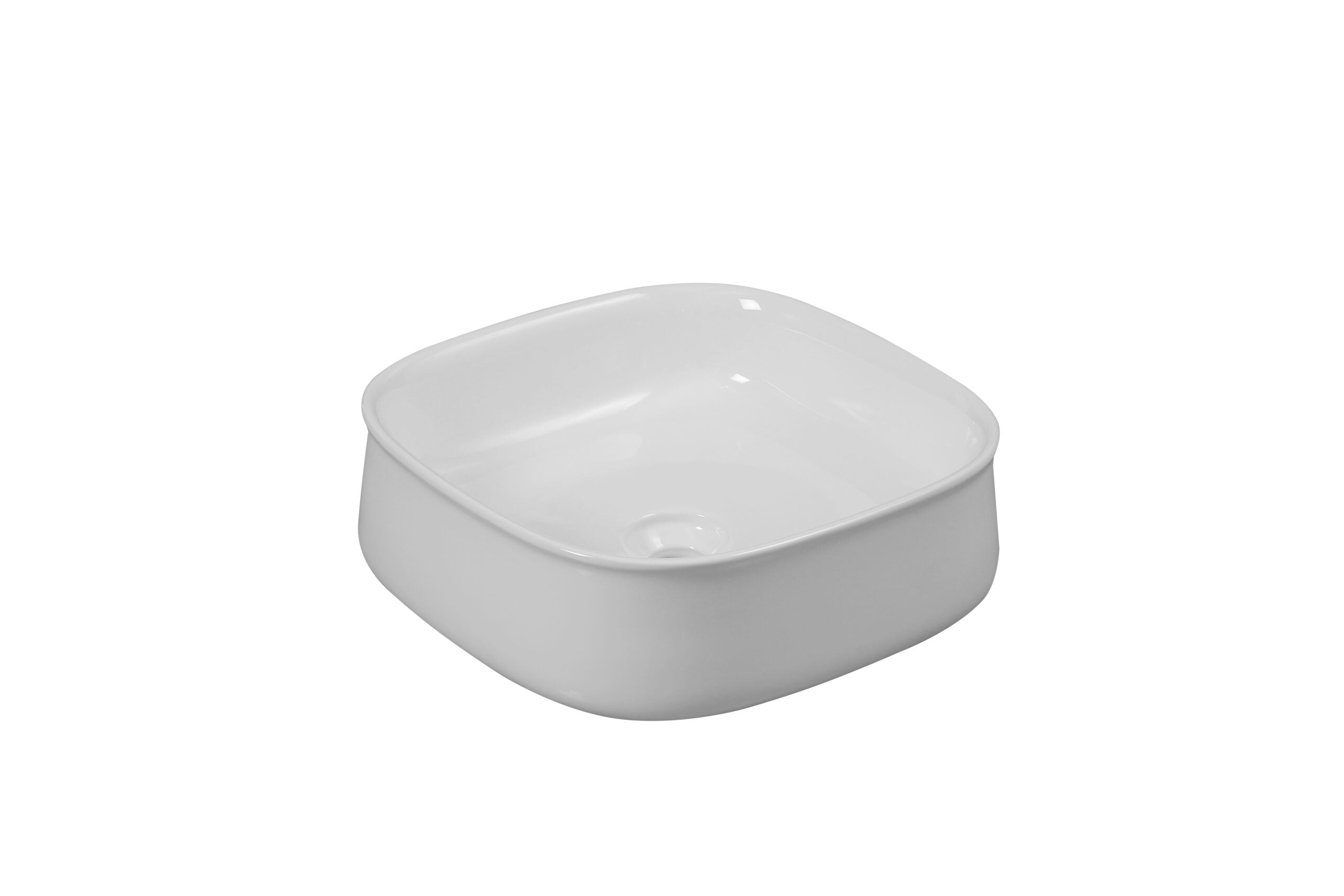 WHITE ART BASIN 415x415x140MM