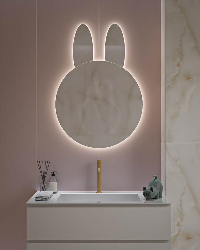 RABBIT 70X100CM MIRROR