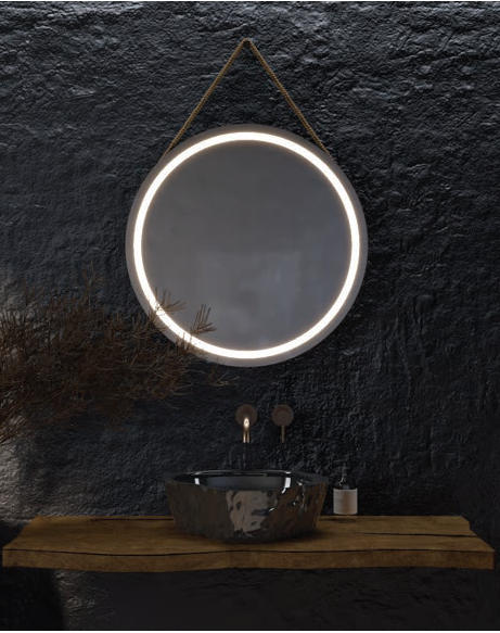 CIRCLE ROPE WITH LED MIRROR