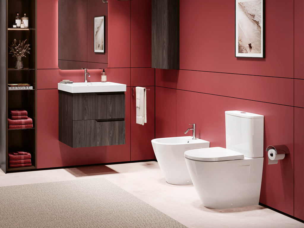 SANITANA RUBY BACK TO WALL RIMLESS VORTEX WC COMPLETE