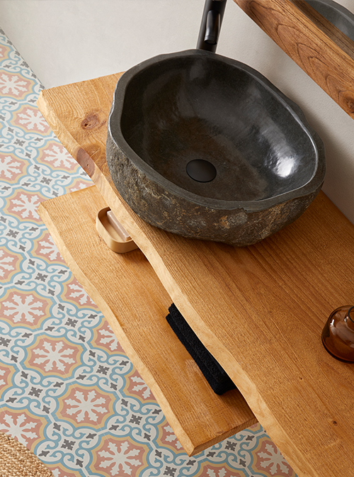 ROCK STONE BASIN 45X40X15cm