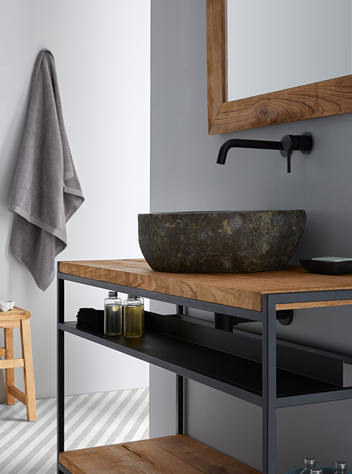 ROCK STONE BASIN 45X40X15cm