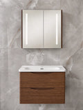 ELEKTRA 801 WALL HUNG BASIN FURNITURE WITH BASIN AND LED ANTI-FOG MIRROR 800X500X515