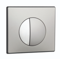 MEDIA BUTTON MATTE CHROME 111910