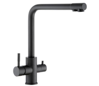 SKY PRIME 3-WAY SINK MIXER S/STEEL BLACK MATT