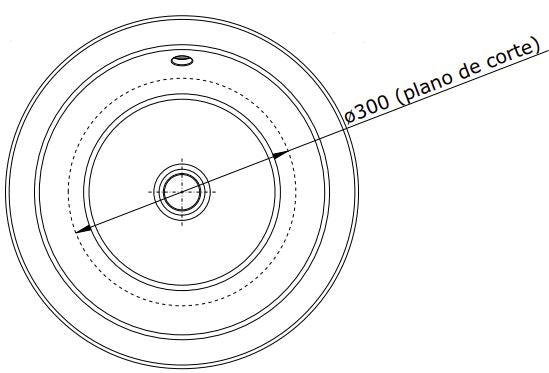 SND210 (113350) NEWDAY ROUND ART BASIN ᴓ470x110MM