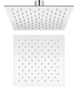 CASCADE SQUARE SHOWER HEAD S/STEEL - CHROME 30CM