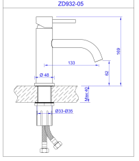 MEDITATION BASIN MIXER CHROME