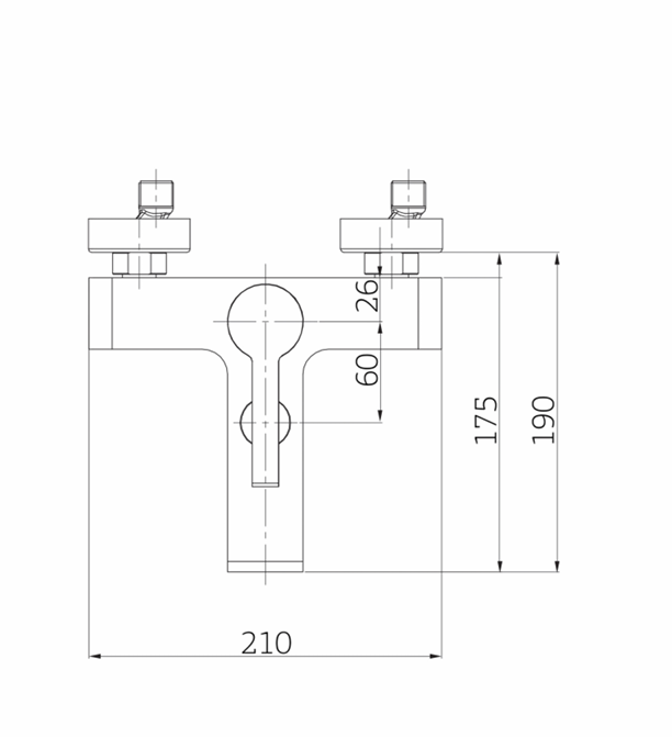 ELEGANCE  SINGLE LEVER BATH-SHOWER MIXER BLACK MATT