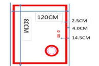 PORTO CURVE MIRROR 120X80CM