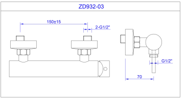 MEDITATION SHOWER MIXER CHROME