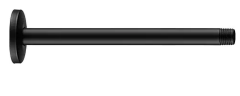 CEILING STRAIGHT SHOWER ARM 35CM BLACK MATTE