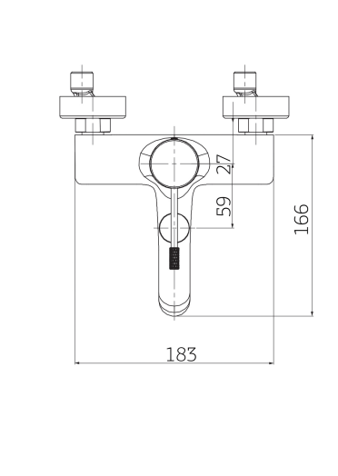 TERRA SINGLE LEVER BATH-SHOWER MIXER CHROME