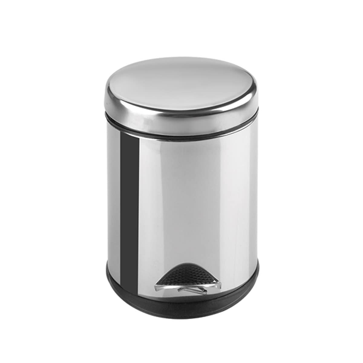 Chrome Stainless Steel Pedal Bin 6 L
