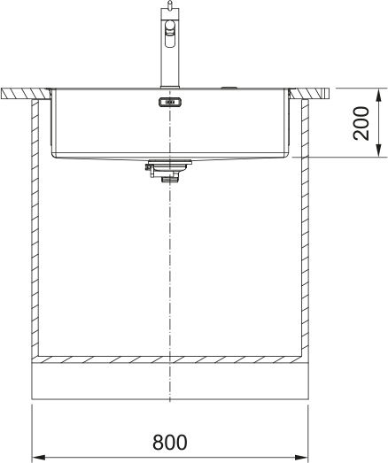 FRANKE MASTERPIECE BXM 210/110-68 GOLD 725x450mm