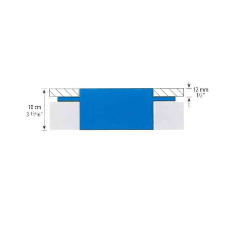 EURONICHE BRUSHED INOX DRAIN SHELF S/S 304 30x30x10CM