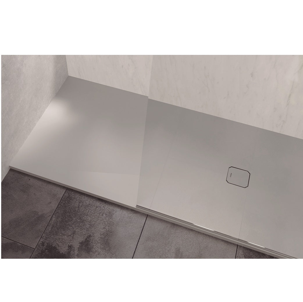 Zenda Zinc Solidtek Anti-Slip Shower Tray 80 × 120 × 3 cm