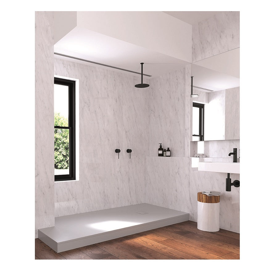 Zenda Zinc Solidtek Anti-Slip Shower Tray 80 × 120 × 3 cm