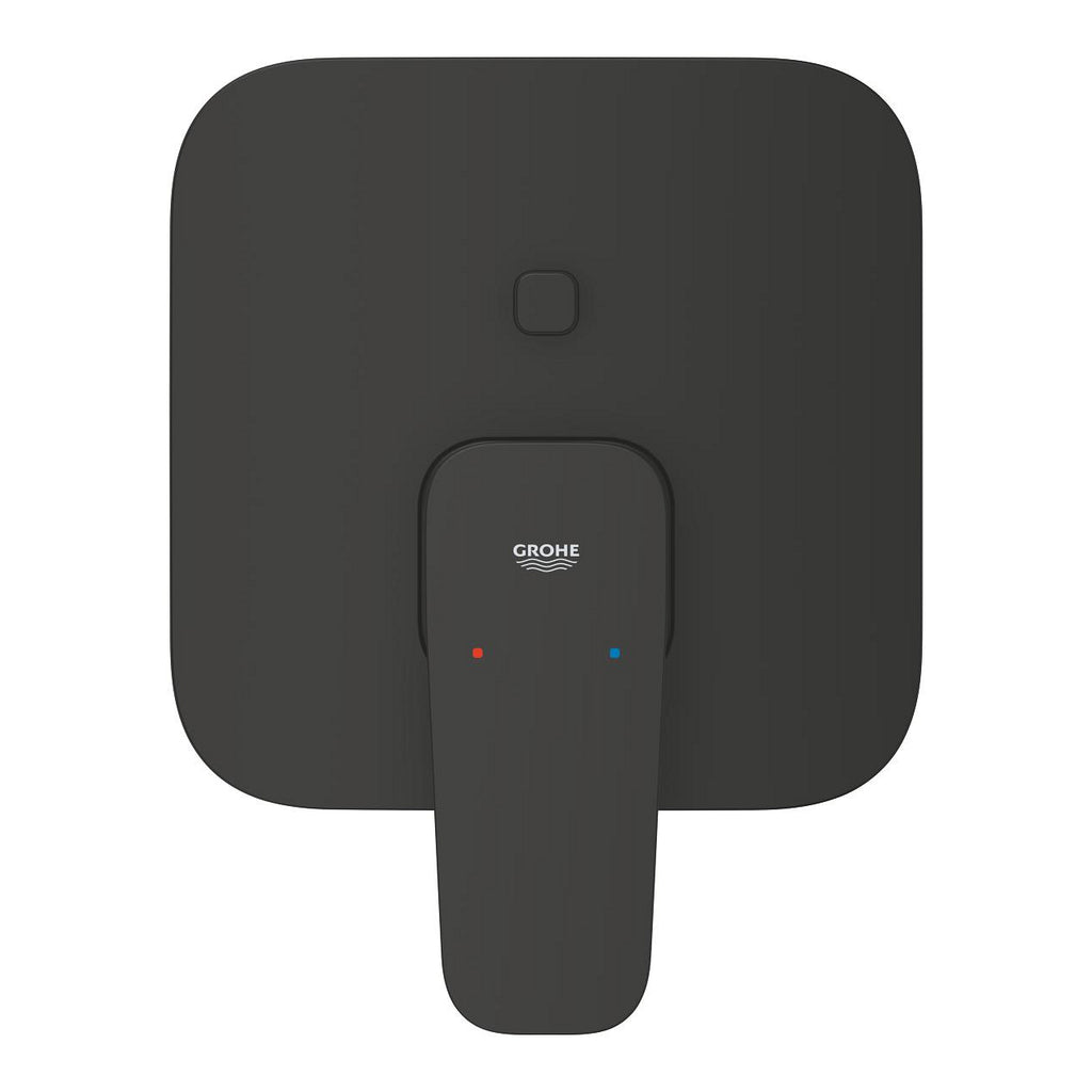 GROHE CUBEO SINGLE-LEVER CONCEALED MIXER WITH 2-WAY DIVERTER BLACK MATTE