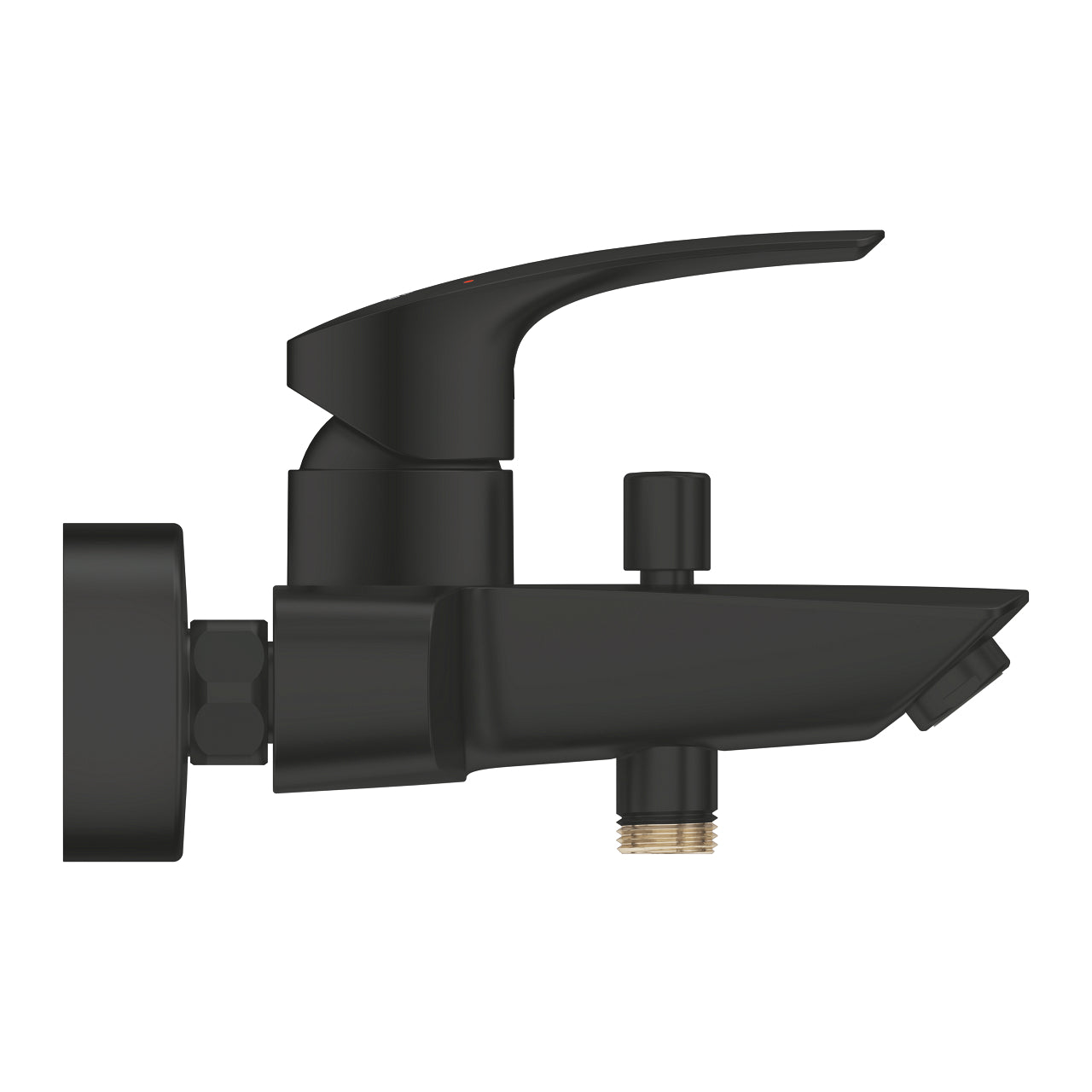 GROHE EUROSMART SINGLE-LEVER BATH MIXER 1/2″ MATTE BLACK