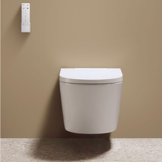 ROUND RIMLESS COMPLETE WALL HUNG SMART TOILET
