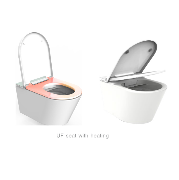 ROUND RIMLESS COMPLETE WALL HUNG SMART TOILET